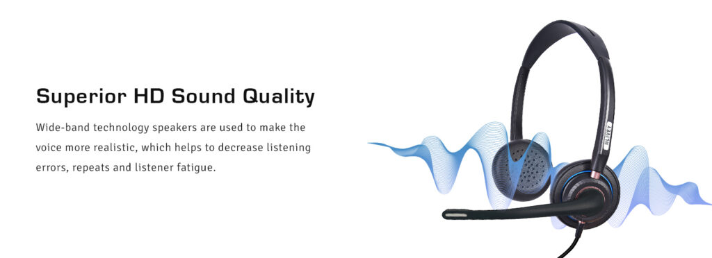 LIVEY 815 series wired headset with superior HD Sound quality.