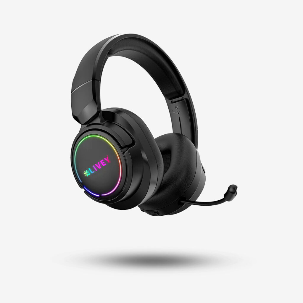 LIVEY LT-599 gaming headset with noise cancelling mic