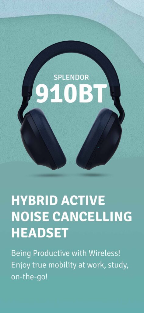 LIVEY 910BT Bluetooth wireless headset: Unleash Productivity, Block Out Noise