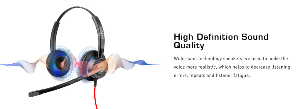LIVEY 311 series wired headset with high definition sound quality