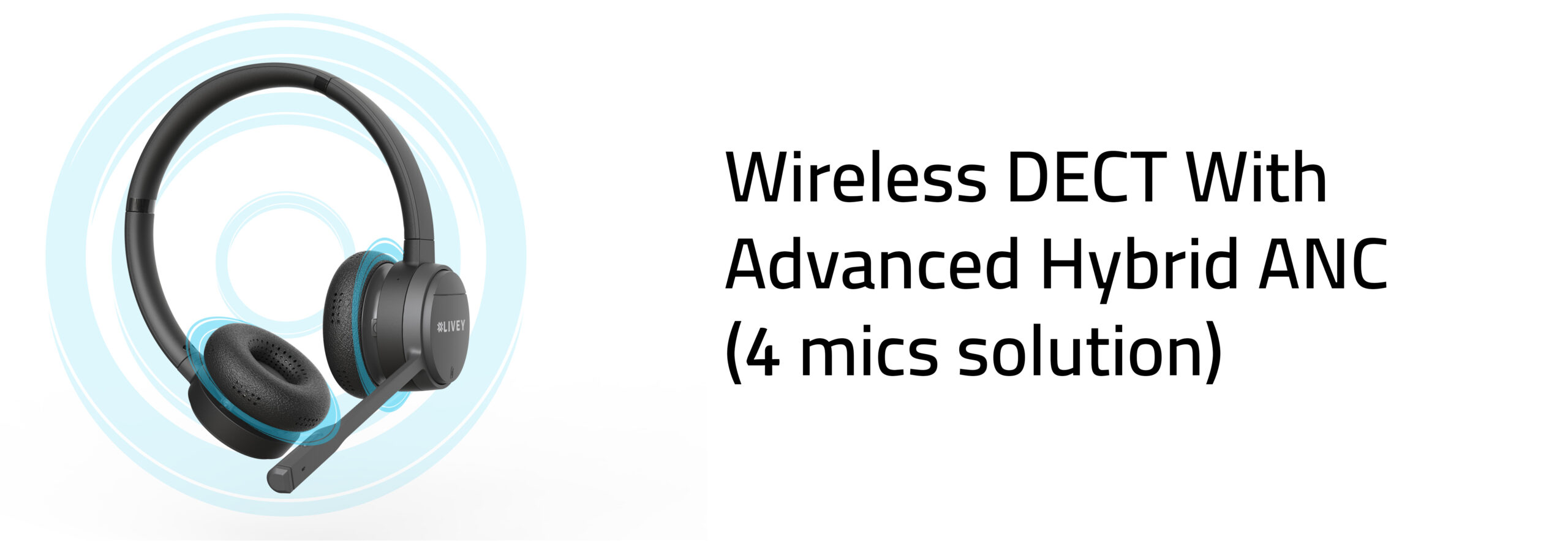 LIVEY D600 DECT Series Headset