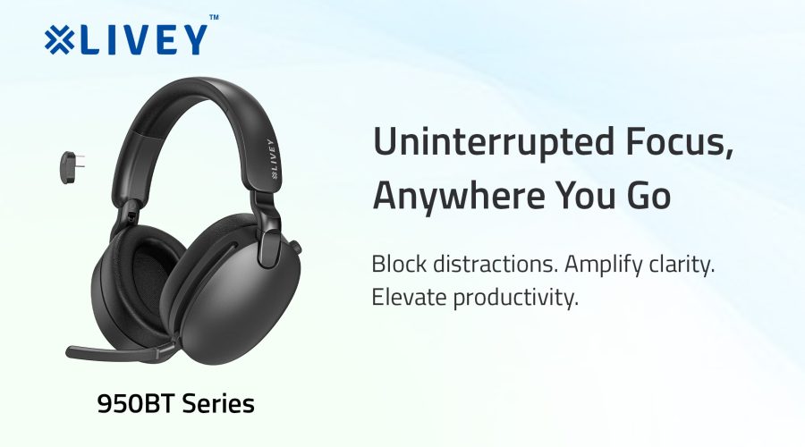 LIVEY 950BT Headset — The Ultimate Wireless Audio Solution for Professionals