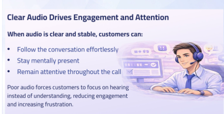 Why Clear Audio Matters More Than Communication Skills in Customer Experience