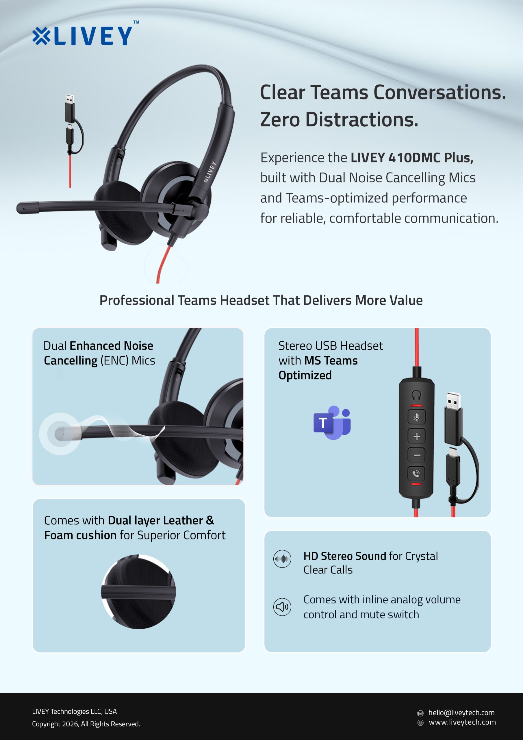 Clear Teams Conversations. Zero Distractions.