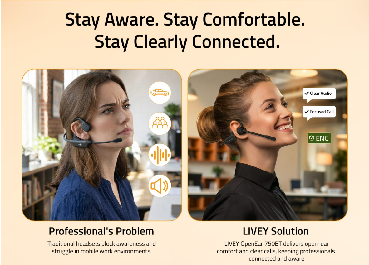 Stay Aware. Stay Comfortable. Stay Clearly Connected.
